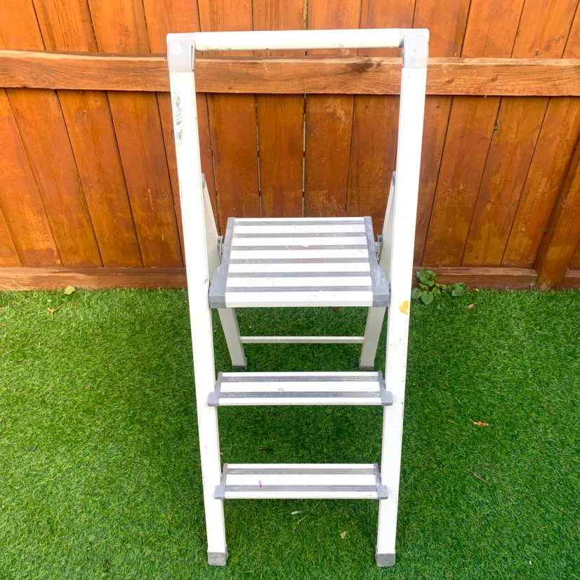 3 Step Folding Ladder Step Stool Portable Household Ladder - photo 2