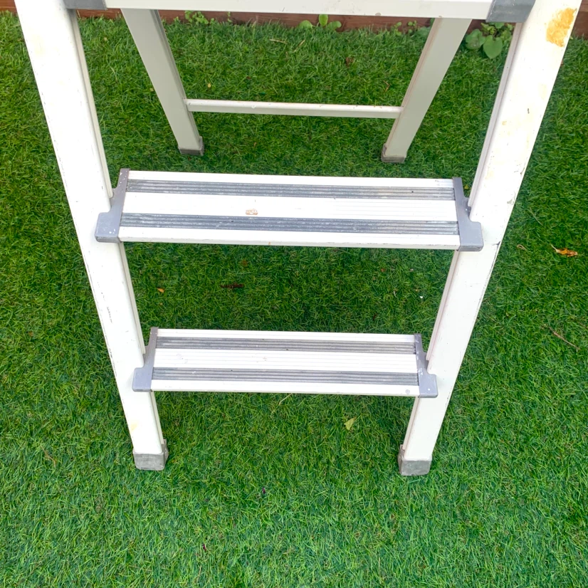 3 Step Folding Ladder Step Stool Portable Household Ladder - photo 5