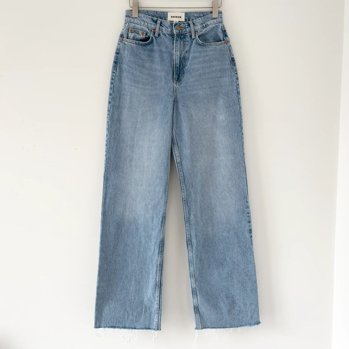 Boden High-Rise Straight-Leg Jeans