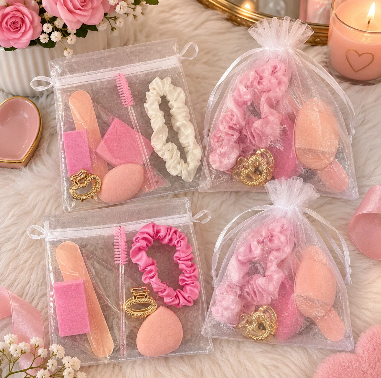 Pink Accessory Gift party Bags