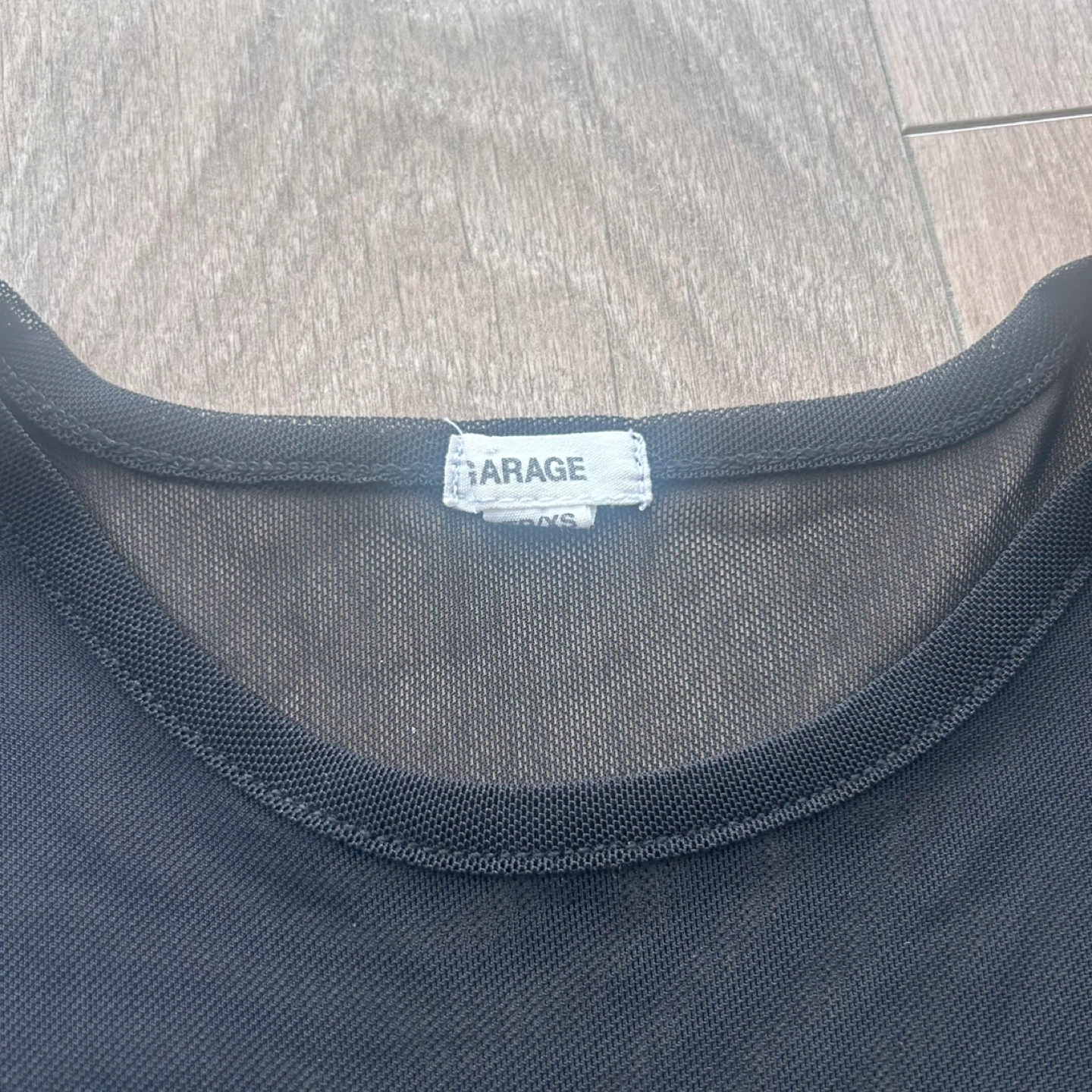 Garage Black Mesh Tee - photo 2