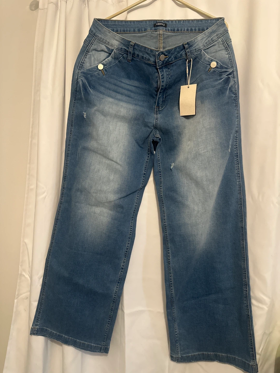Flamingals Blue Denim Jeans Size 2XL