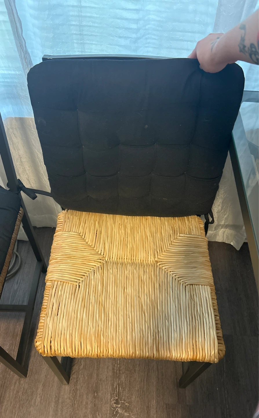 Glass Dining Table with Two Chairs - photo 4