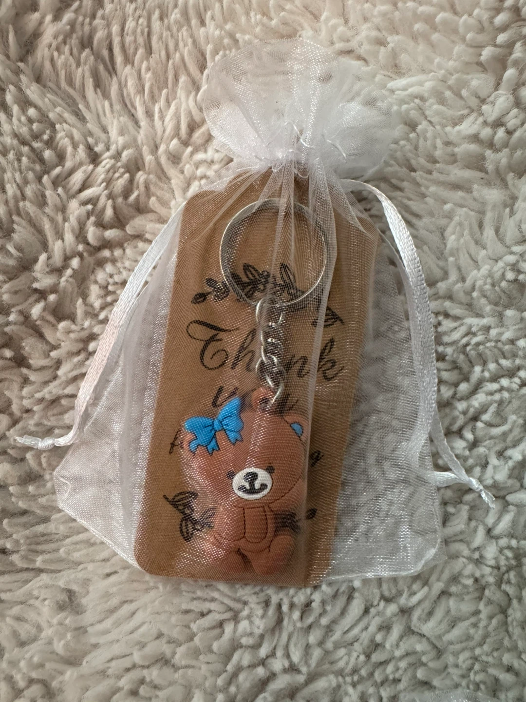 3 kinds of Bear Keychains thank u gift sets - photo 2