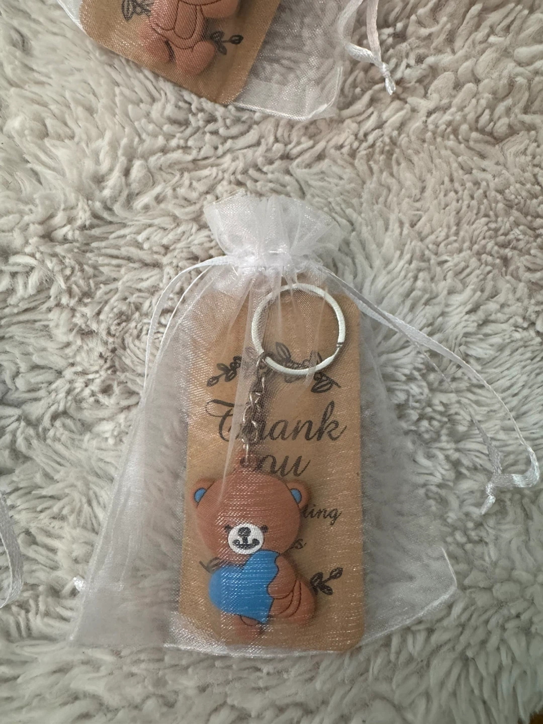 3 kinds of Bear Keychains thank u gift sets - photo 3