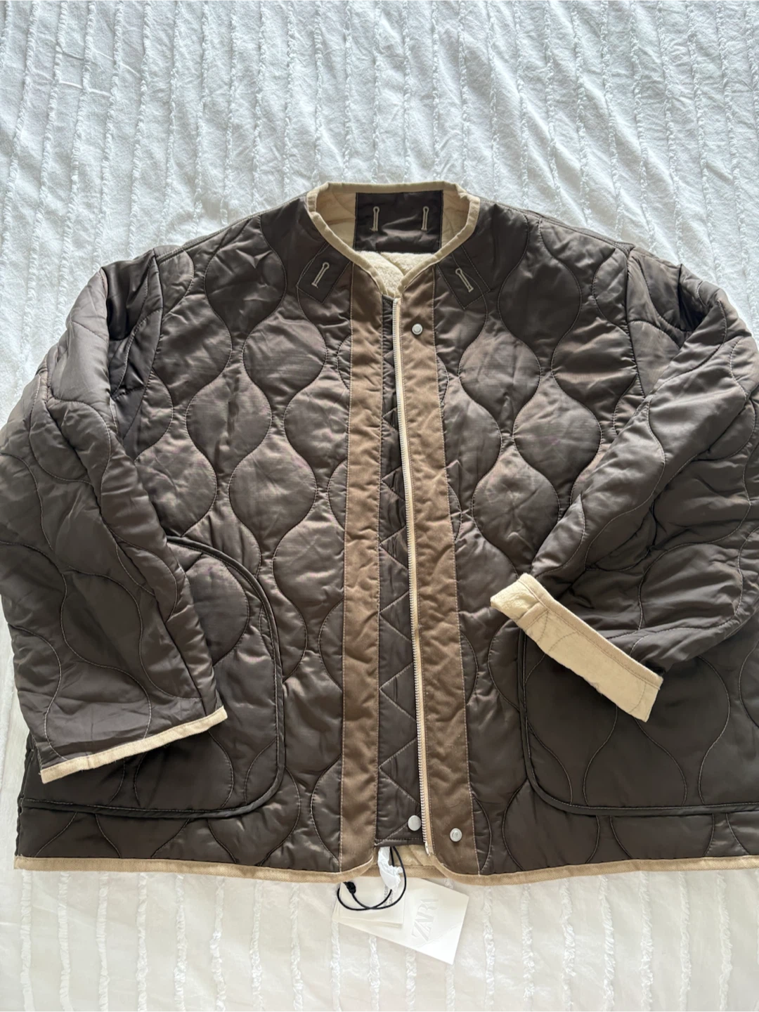 Zara Quilted Reversible Jacket