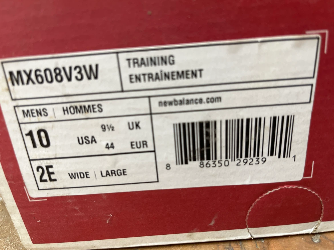 New Balance MX608V3W Training Shoes Men's 10 2E - photo 4
