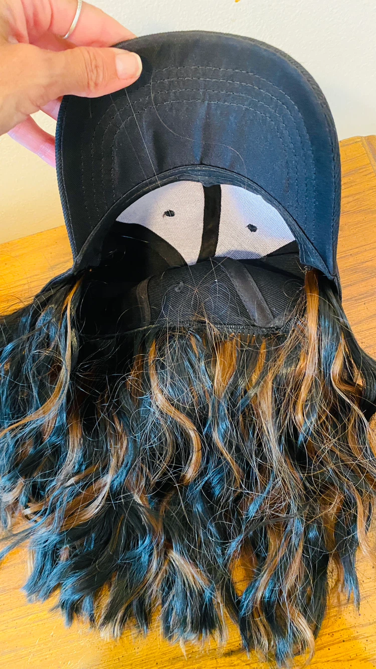 Wig hat with 10 inch hair - photo 2