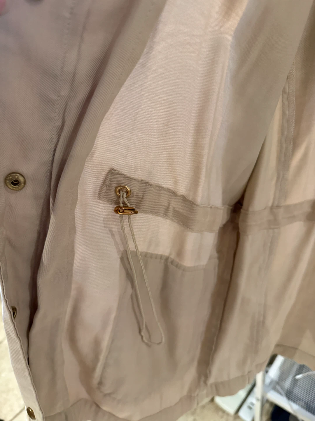 Zara Basic Beige Utility Jacket - photo 4