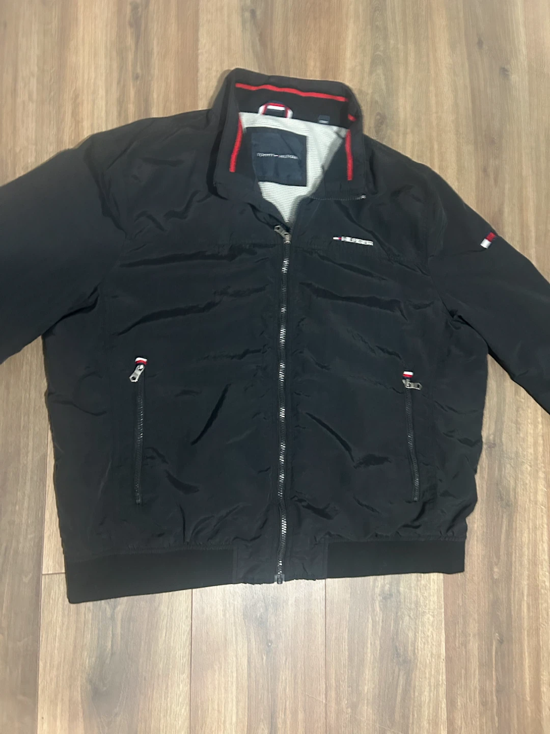 Tommy Hilfiger Black Zip-Up Jacket
