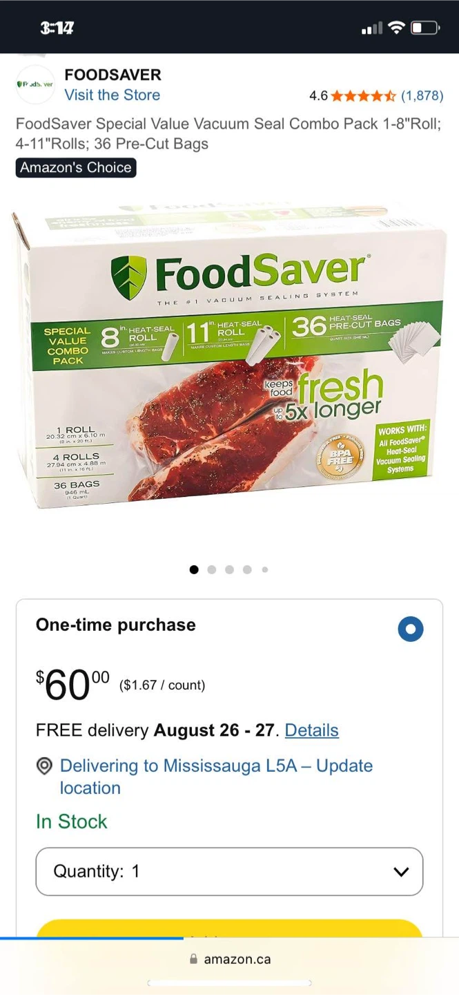 FoodSaver Vacuum Sealing System with Starter Kit - photo 5