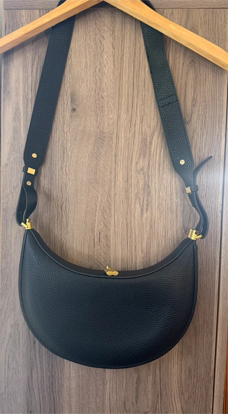 NEW Songmont Luna Bag – Black Leather + Extra Strap - photo 4