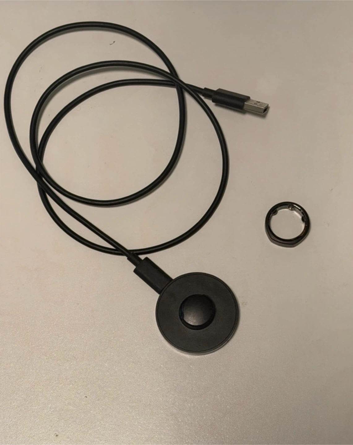 Oura Ring Gen 3 in Stealth matte black finish, size 11