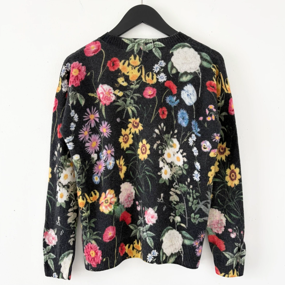 Saks Fifth Avenue Floral 100% Cashmere Sweater - photo 2