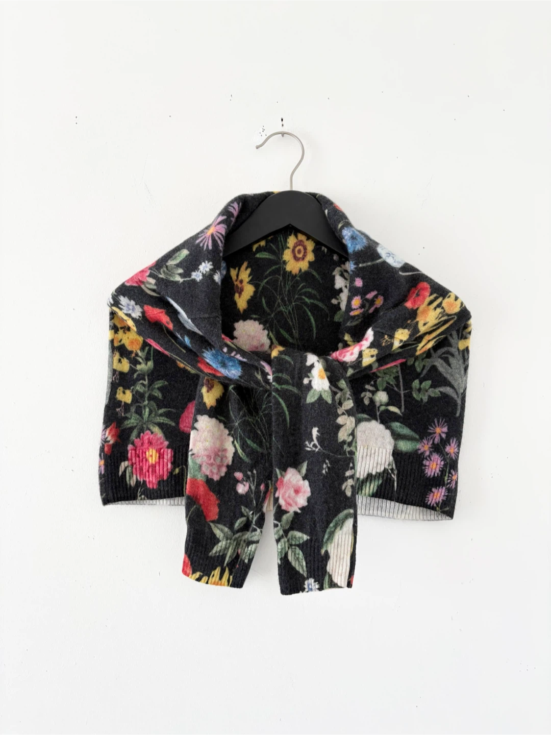 Saks Fifth Avenue Floral 100% Cashmere Sweater - photo 3