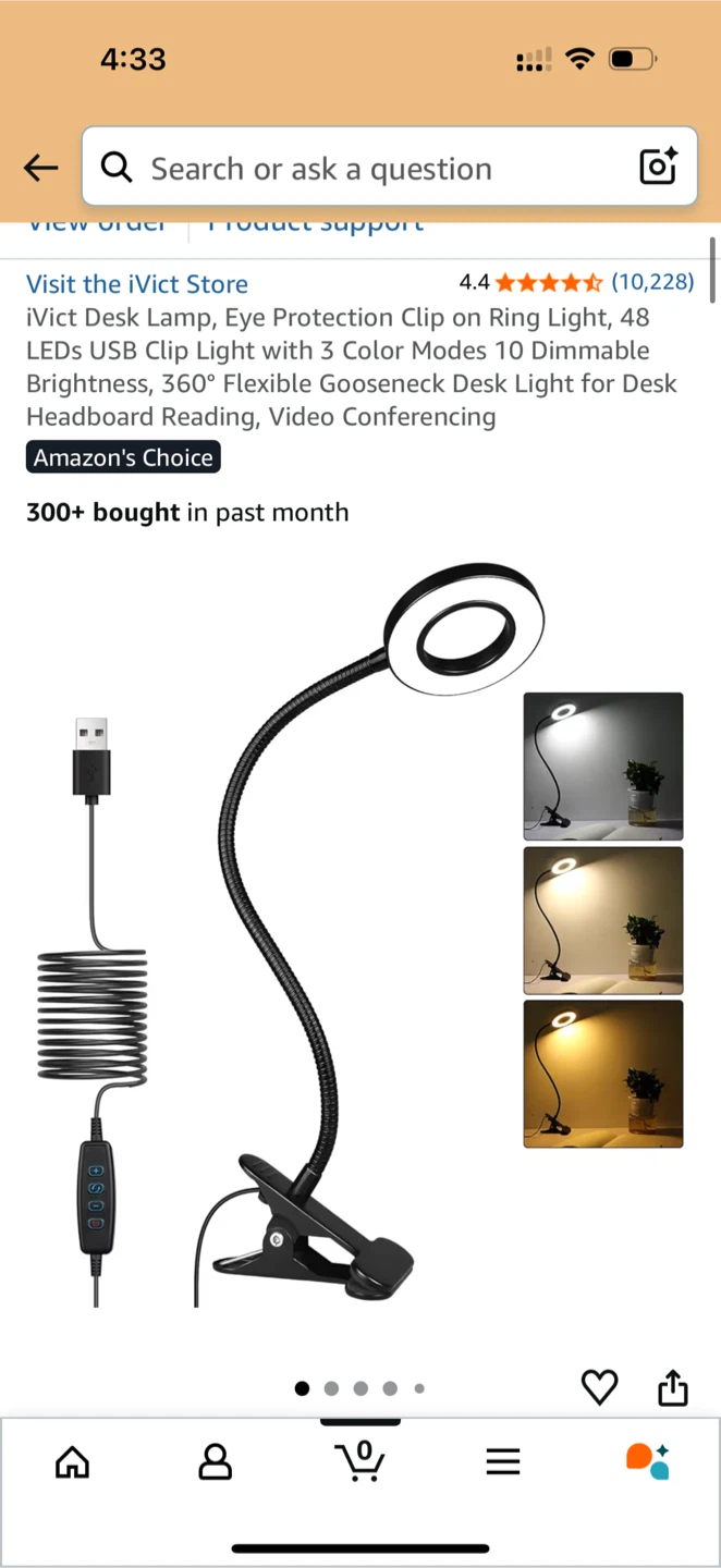 Clip on Ring Light with flexible head - photo 4