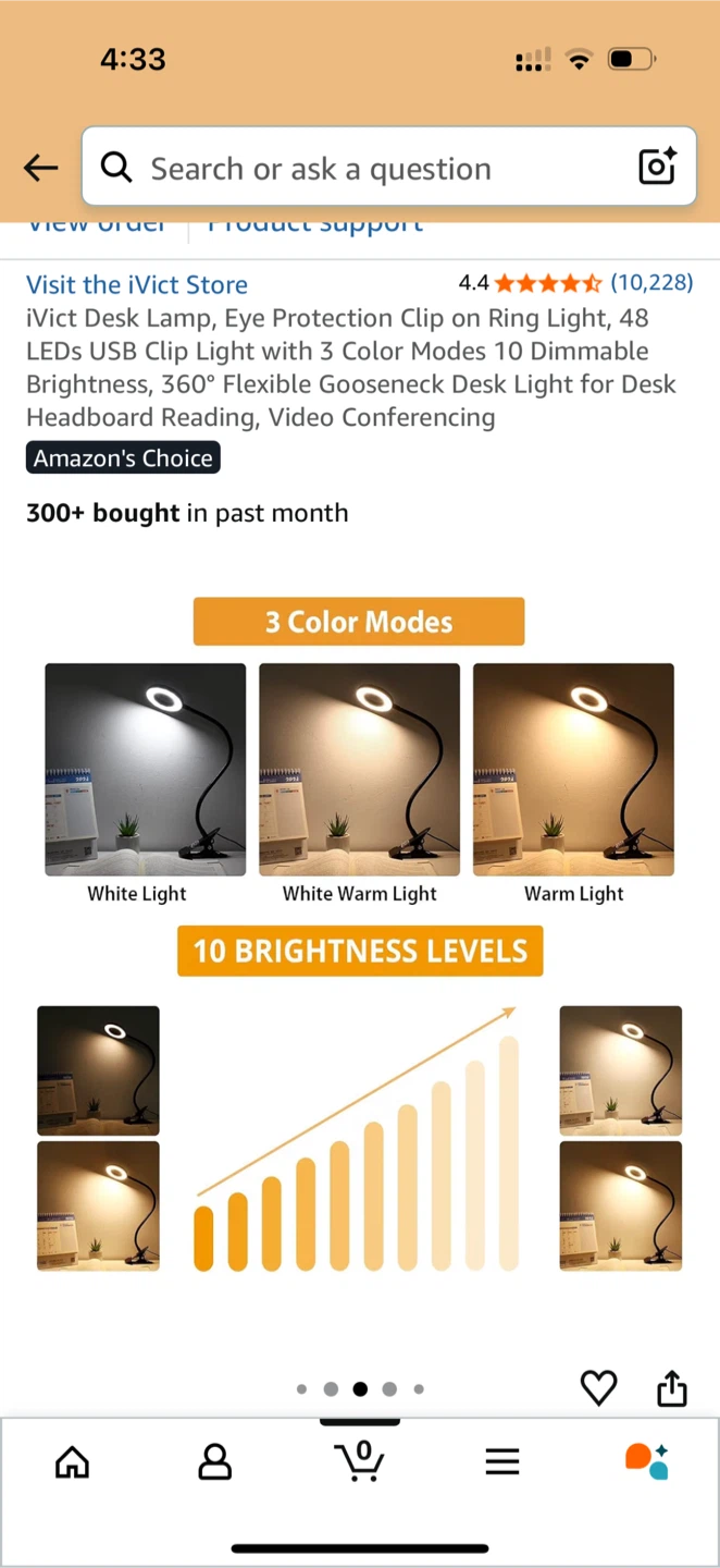 Clip on Ring Light with flexible head - photo 5