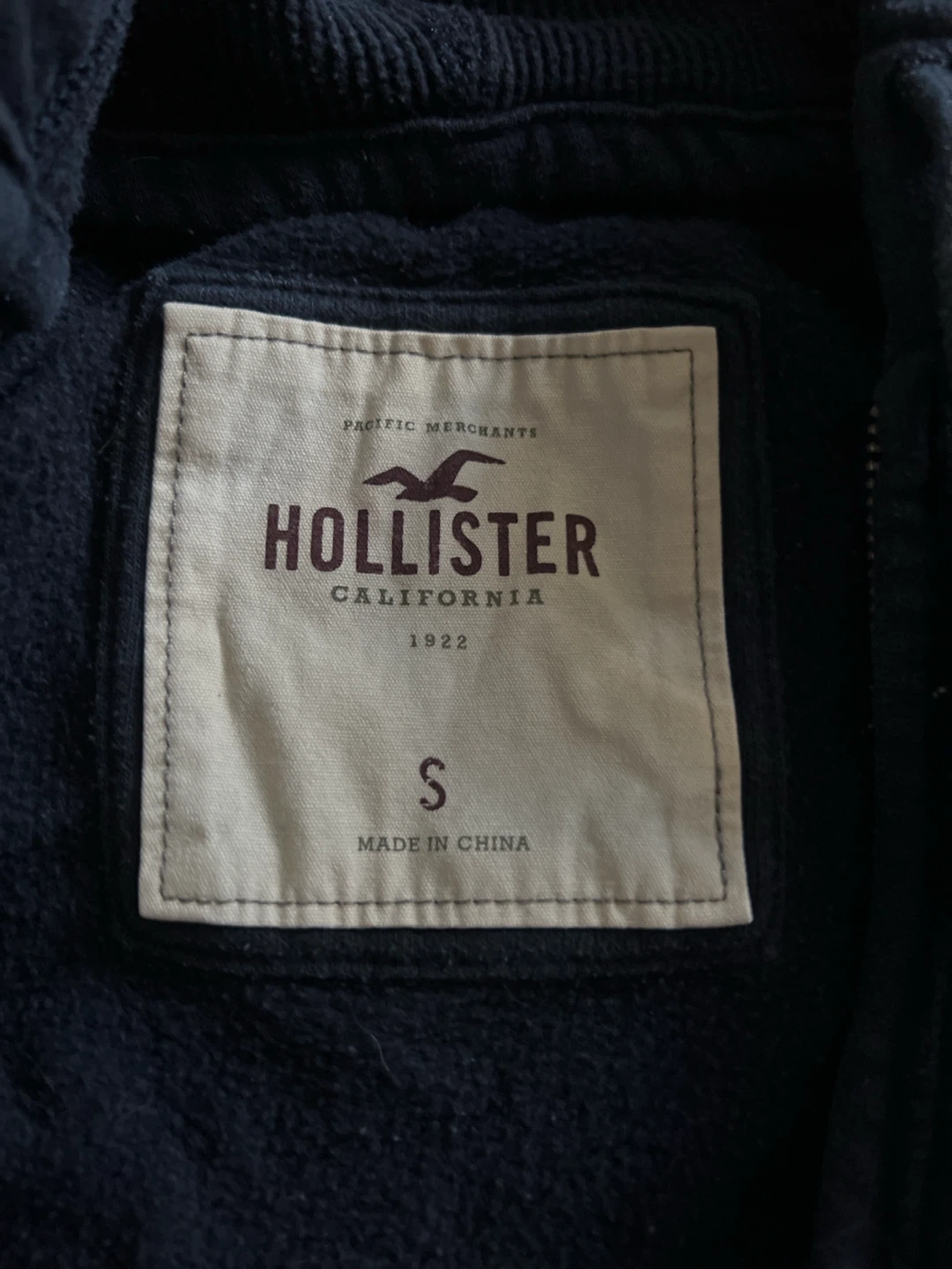 Vintage navy hollister Zip-Up Hoodie - photo 2