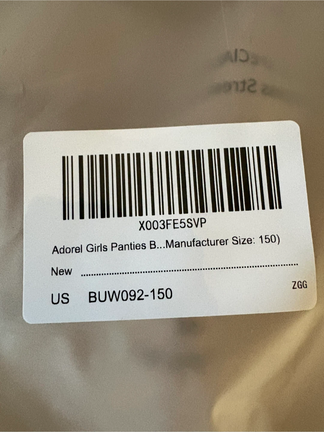 Size 150 girls underwear (new) $10 - photo 3