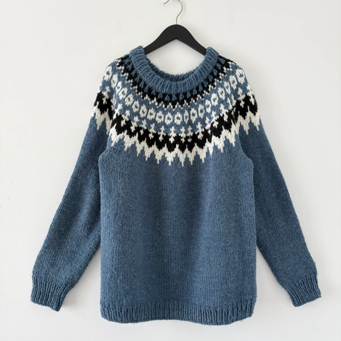 Hand Knitted Lopapeysa Sweater