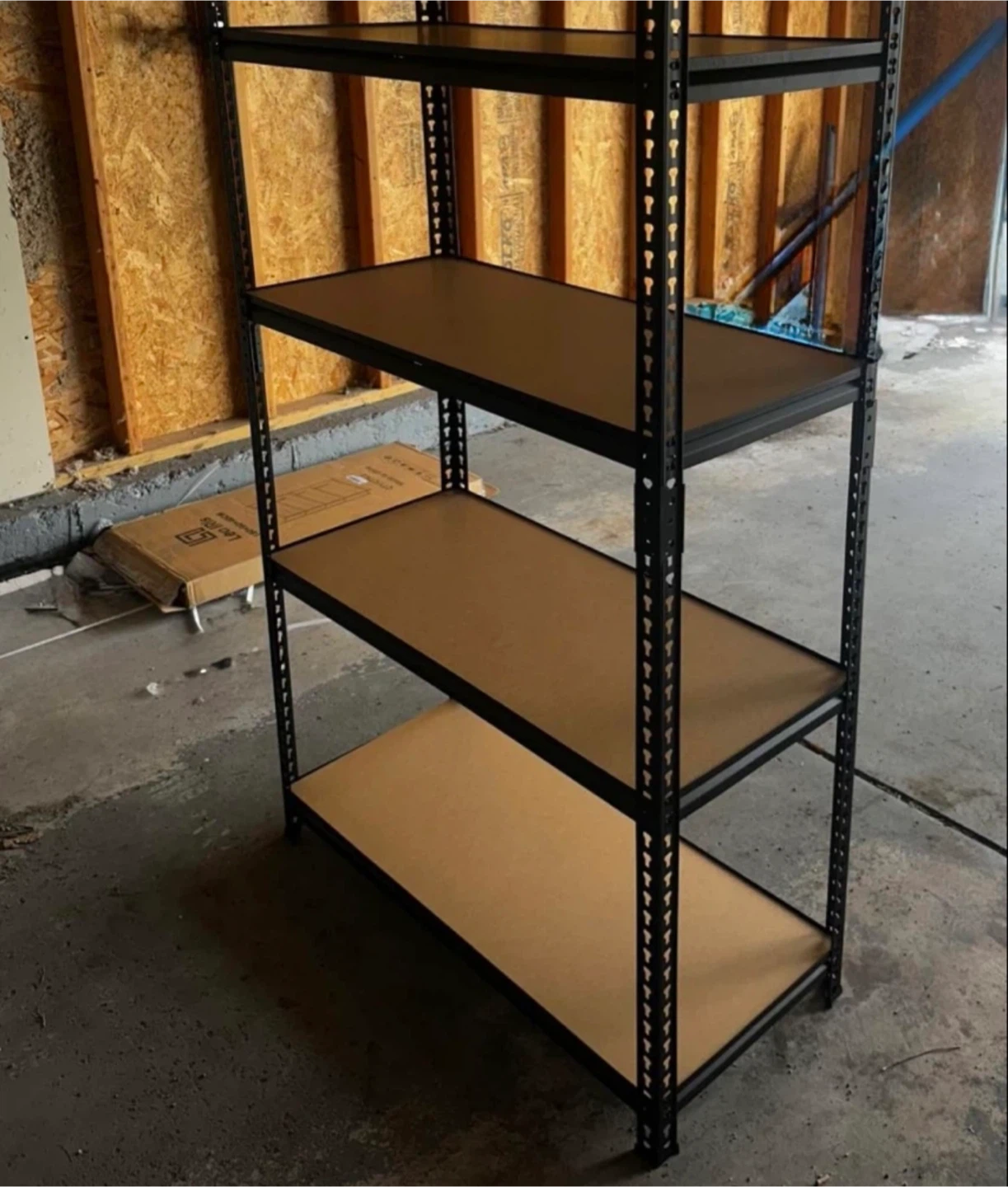 4-Tier Industrial Metal Storage Shelving Unit