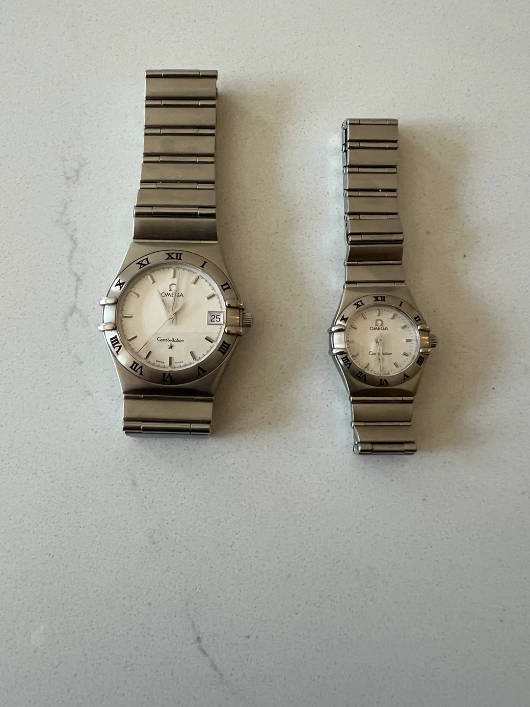 Pair of Omega Constellation Watches