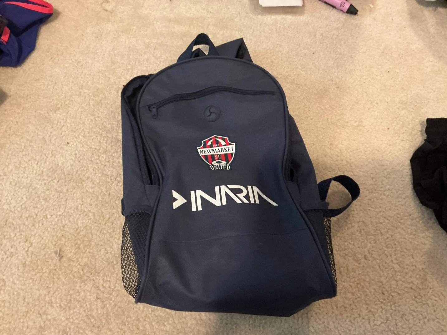 Newmarket SC Inaria Soccer Backpack