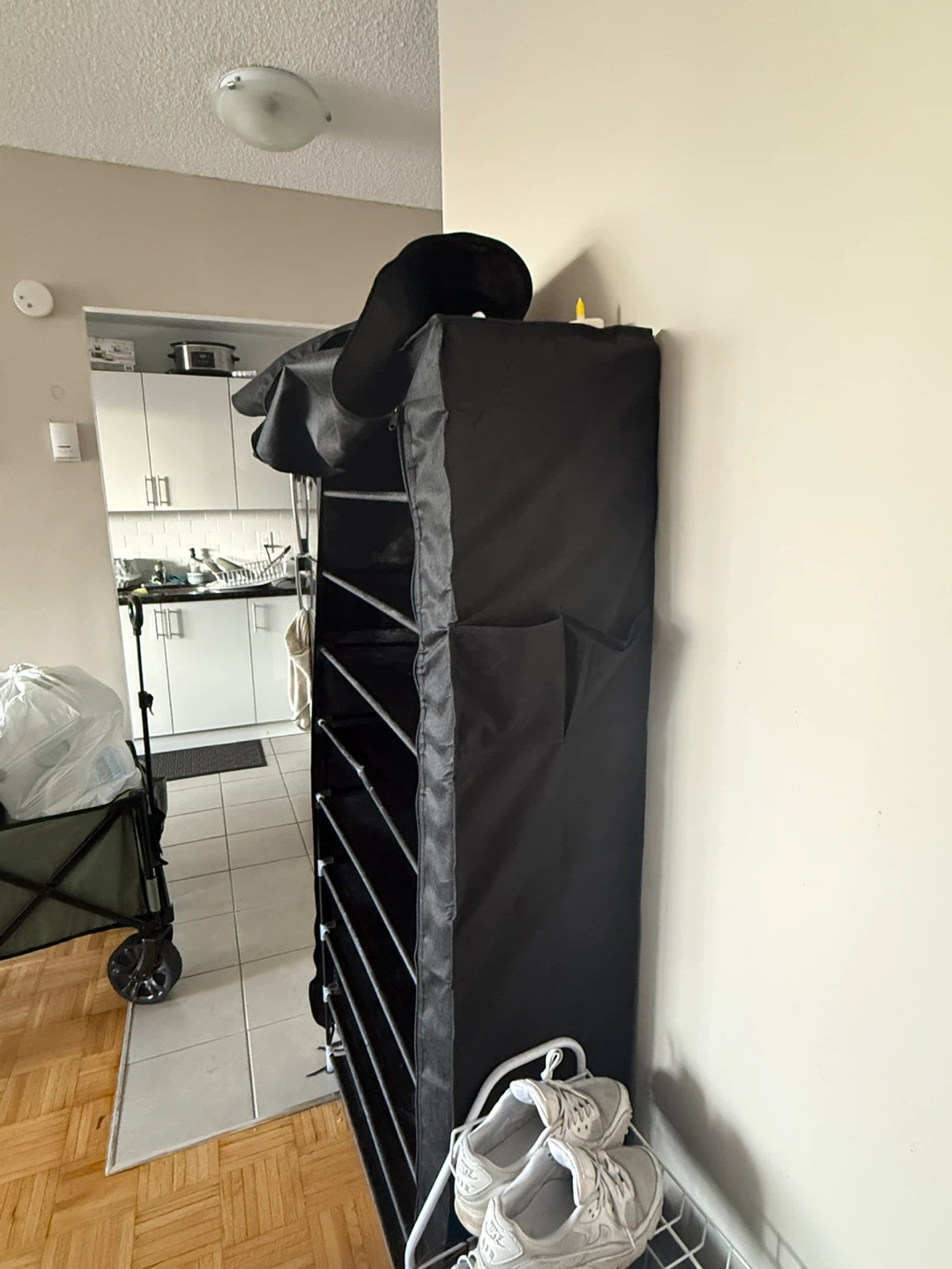 Black 9-Tier Shoe Rack Organizer - photo 4