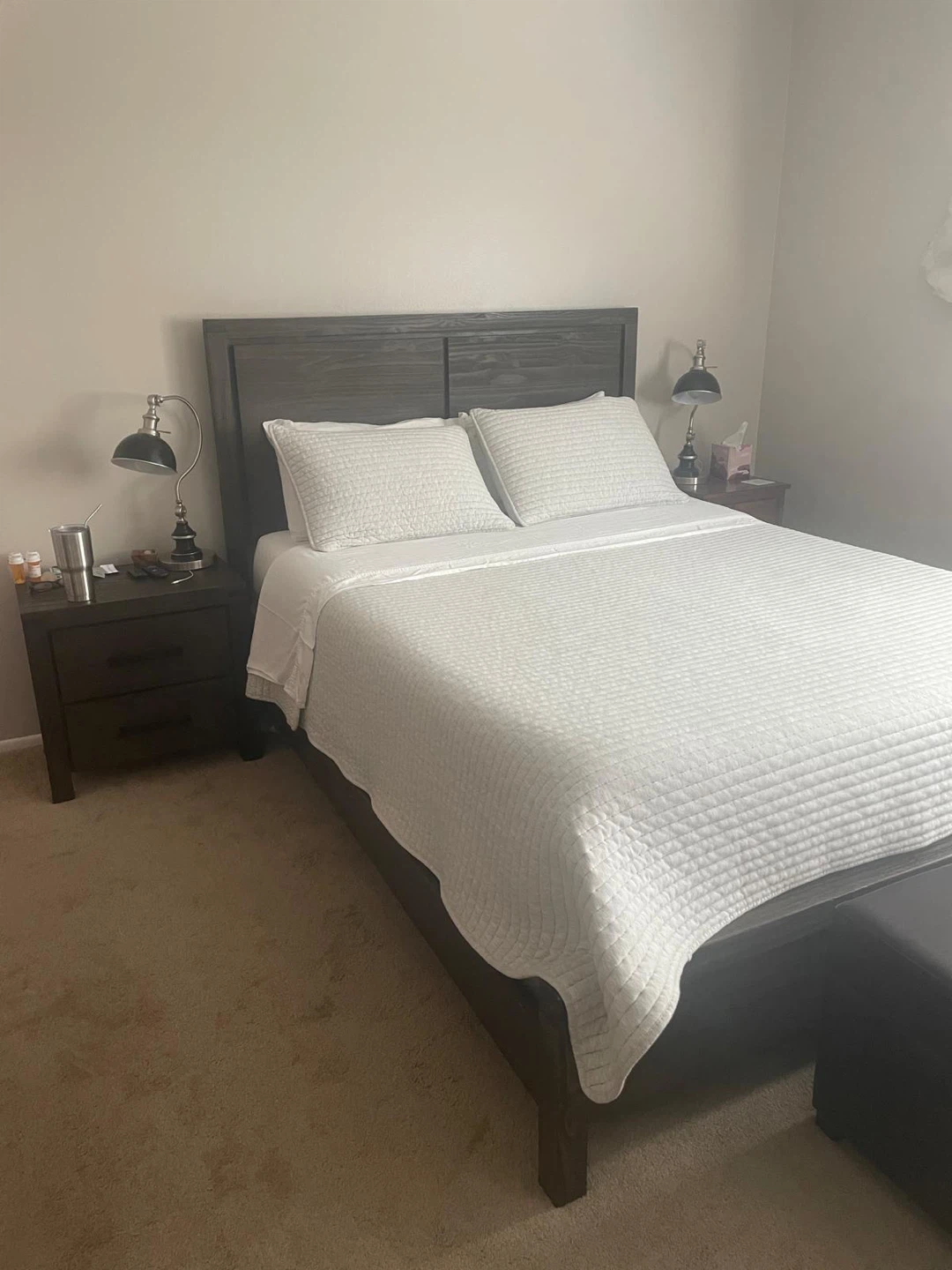 🛏️ Bedroom Furniture Set for Sale – Modern Brown