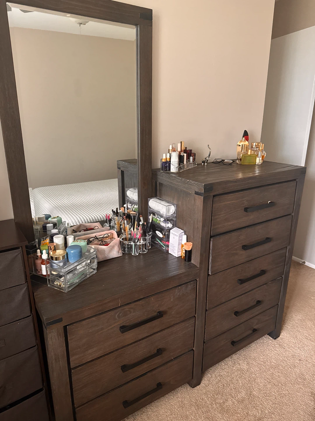 🛏️ Bedroom Furniture Set for Sale – Modern Brown - photo 4
