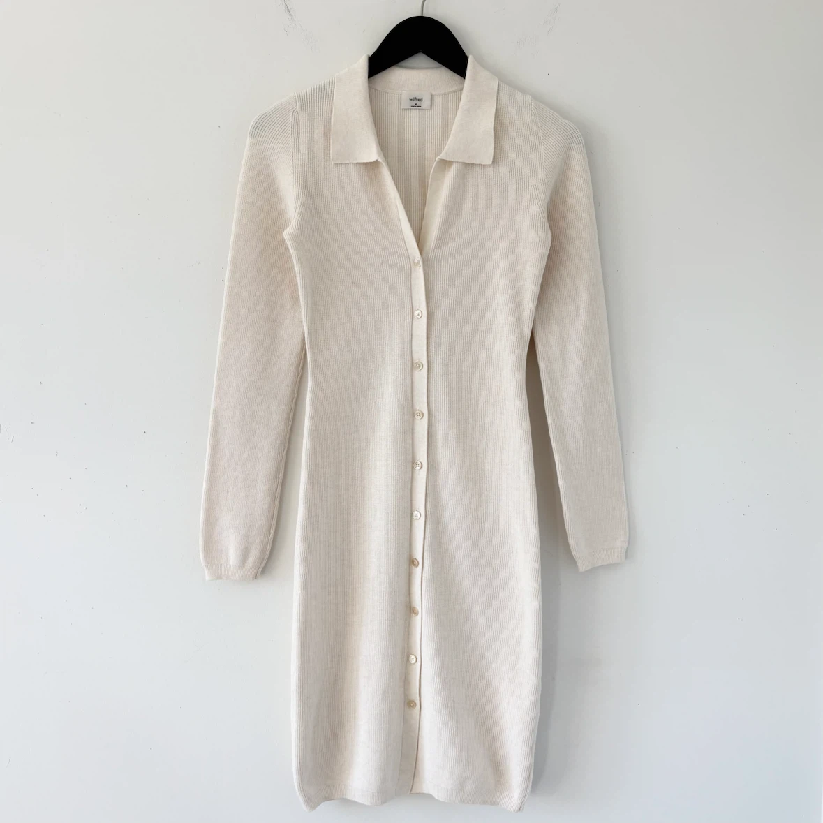 Aritzia Wilfred Cove Button-Up Sweater Dress - photo 2