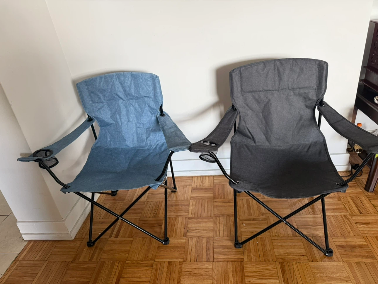 Set of two folding camping chairs - photo 2