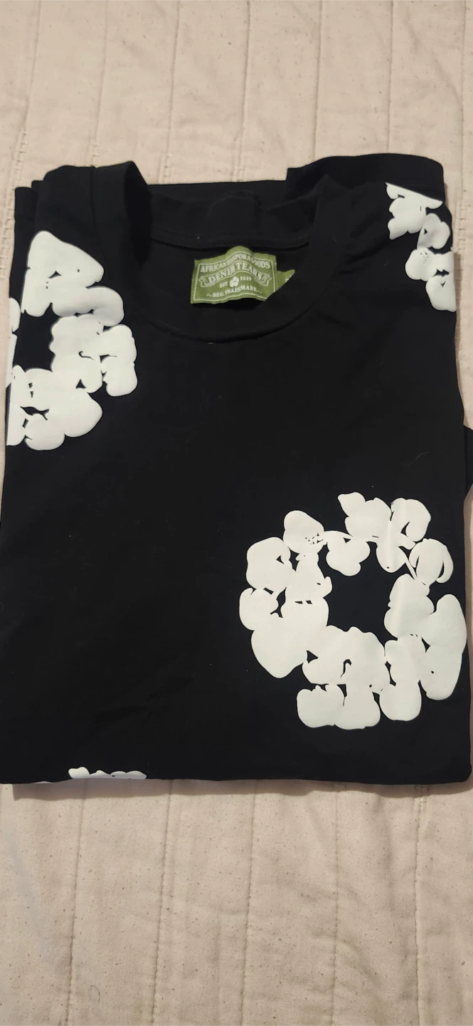 Black and white denim tears shirt - photo 3
