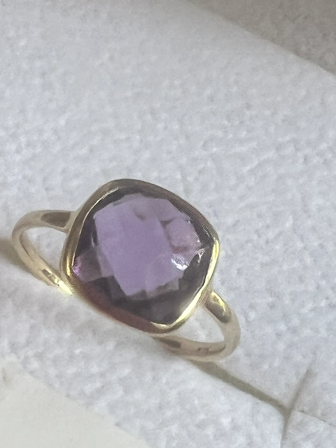 10K Gold Amethyst Ring - photo 2