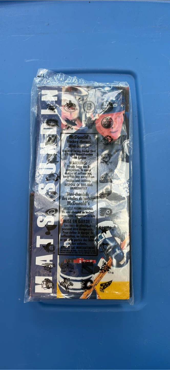 Mats Sundin McDonald's Hockey Heroes Mini-Jersey