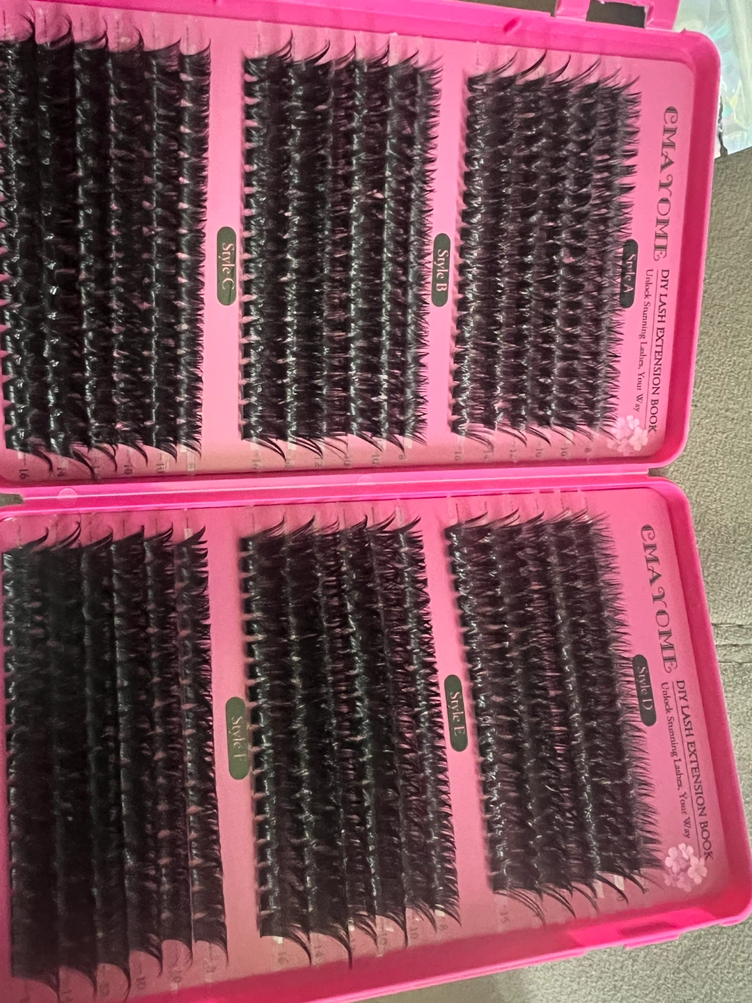 720 pcs cluster DIY Lash Extensions - photo 2