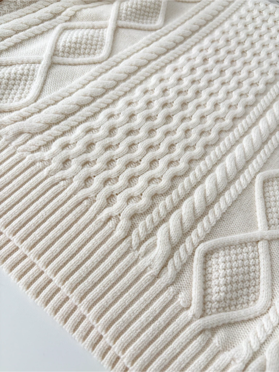 Aritzia Heritage Knit 100% Merino Wool Crew Sweater - photo 5