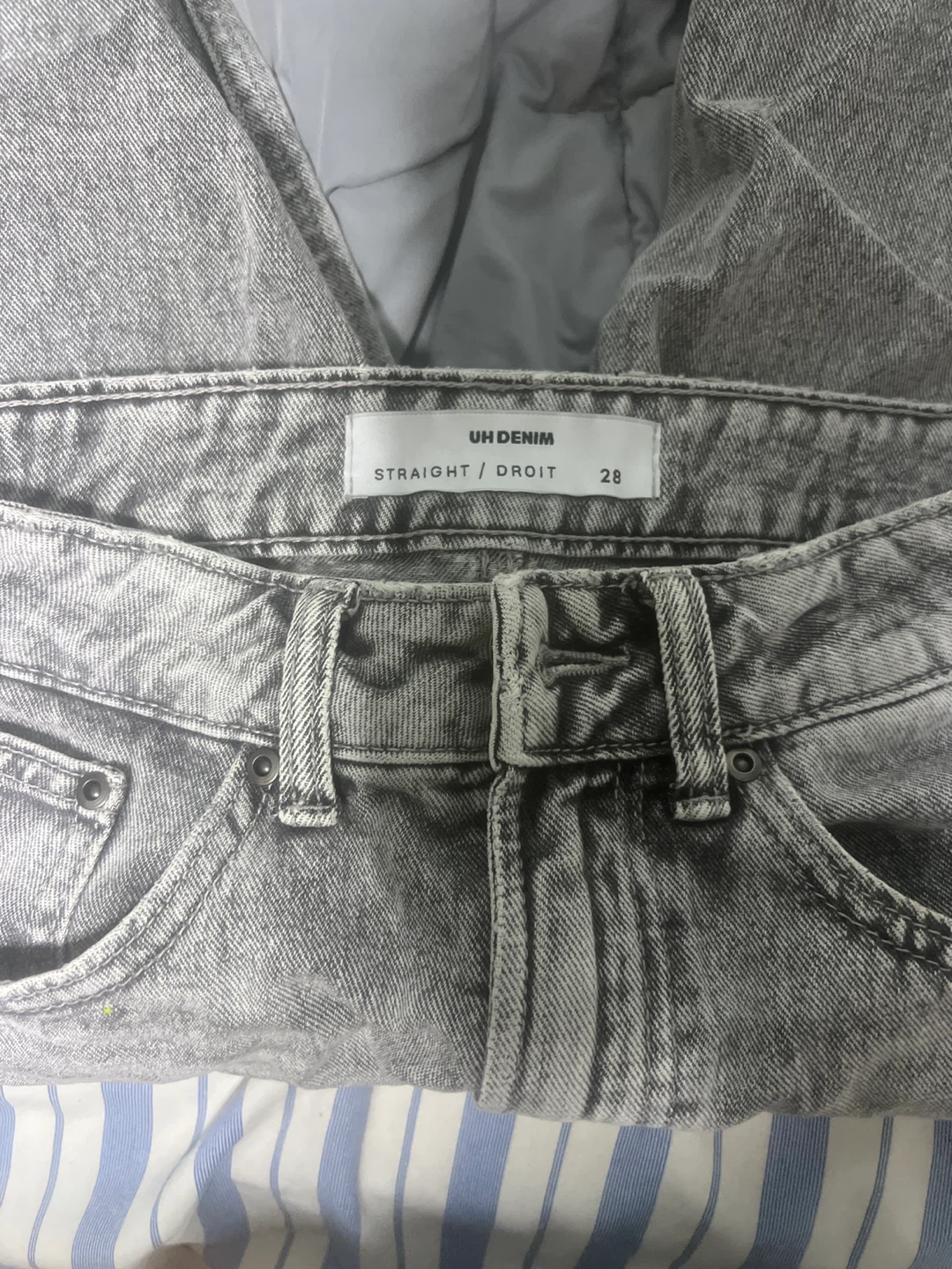 Grey demin jeans - photo 4