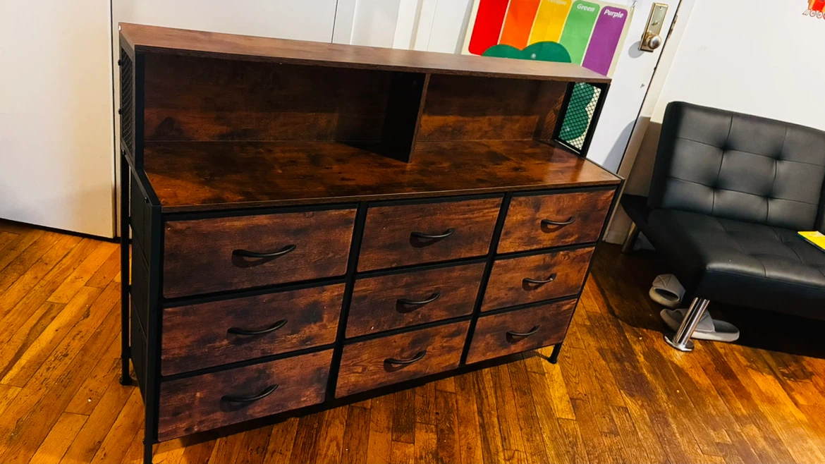 9-Drawer Dresser with Storage Shelf - photo 2