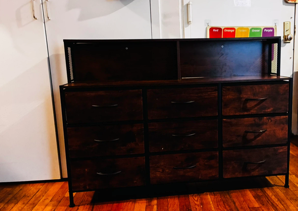 9-Drawer Dresser with Storage Shelf - photo 4