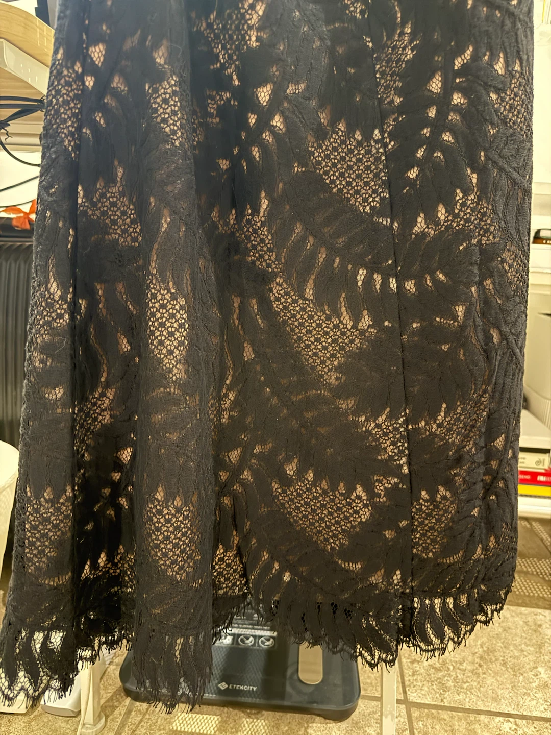 Tyrah black lace skirt - photo 2