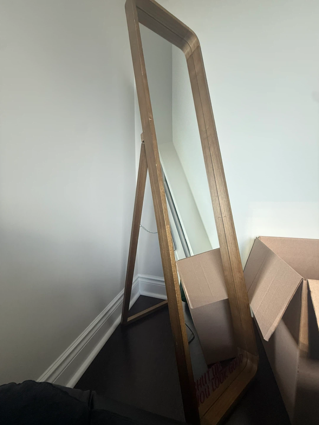 Wooden Freestanding Floor Mirror
