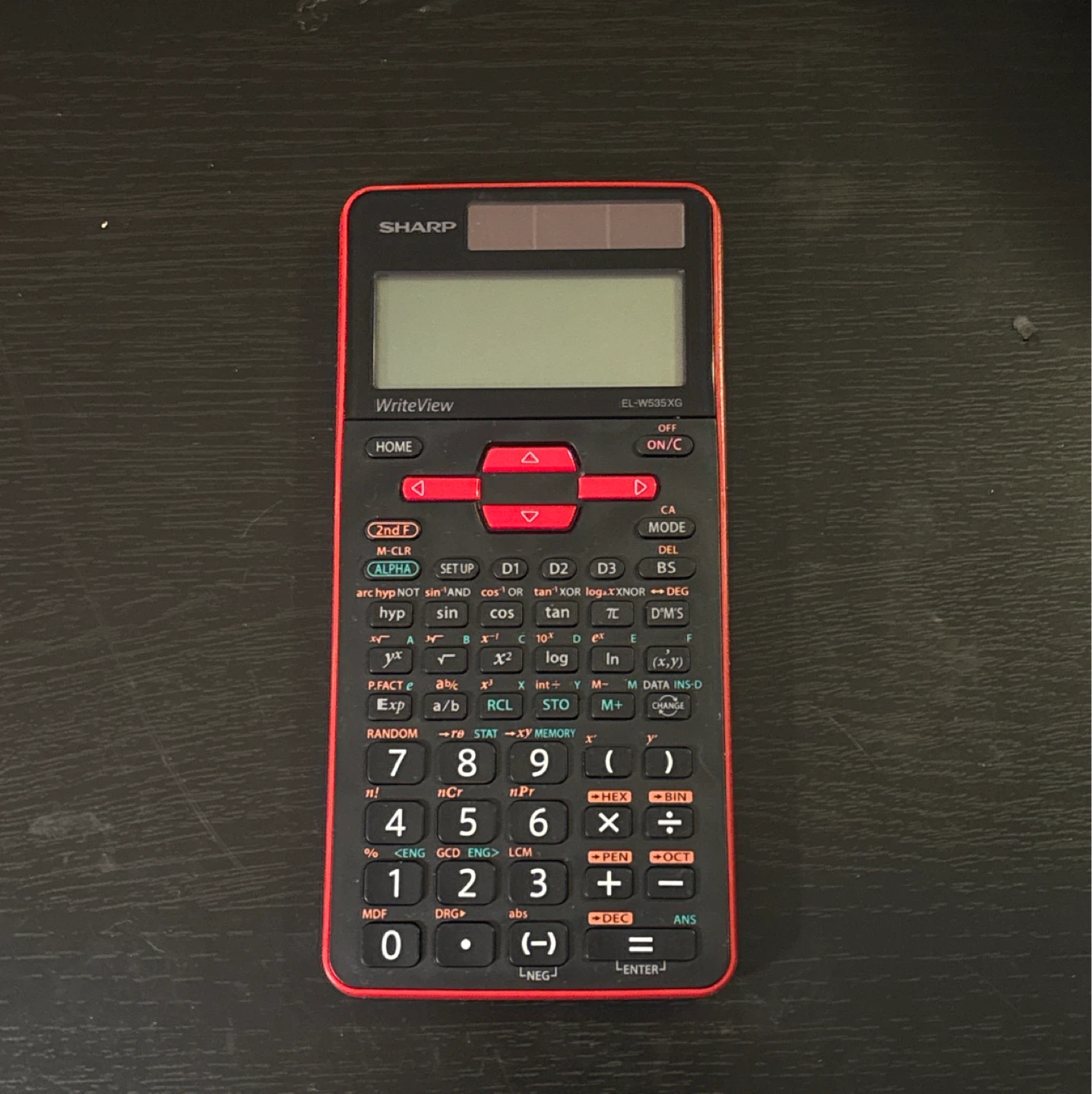 Sharp ELW535XGRD 422 Scientific Calculator - Red