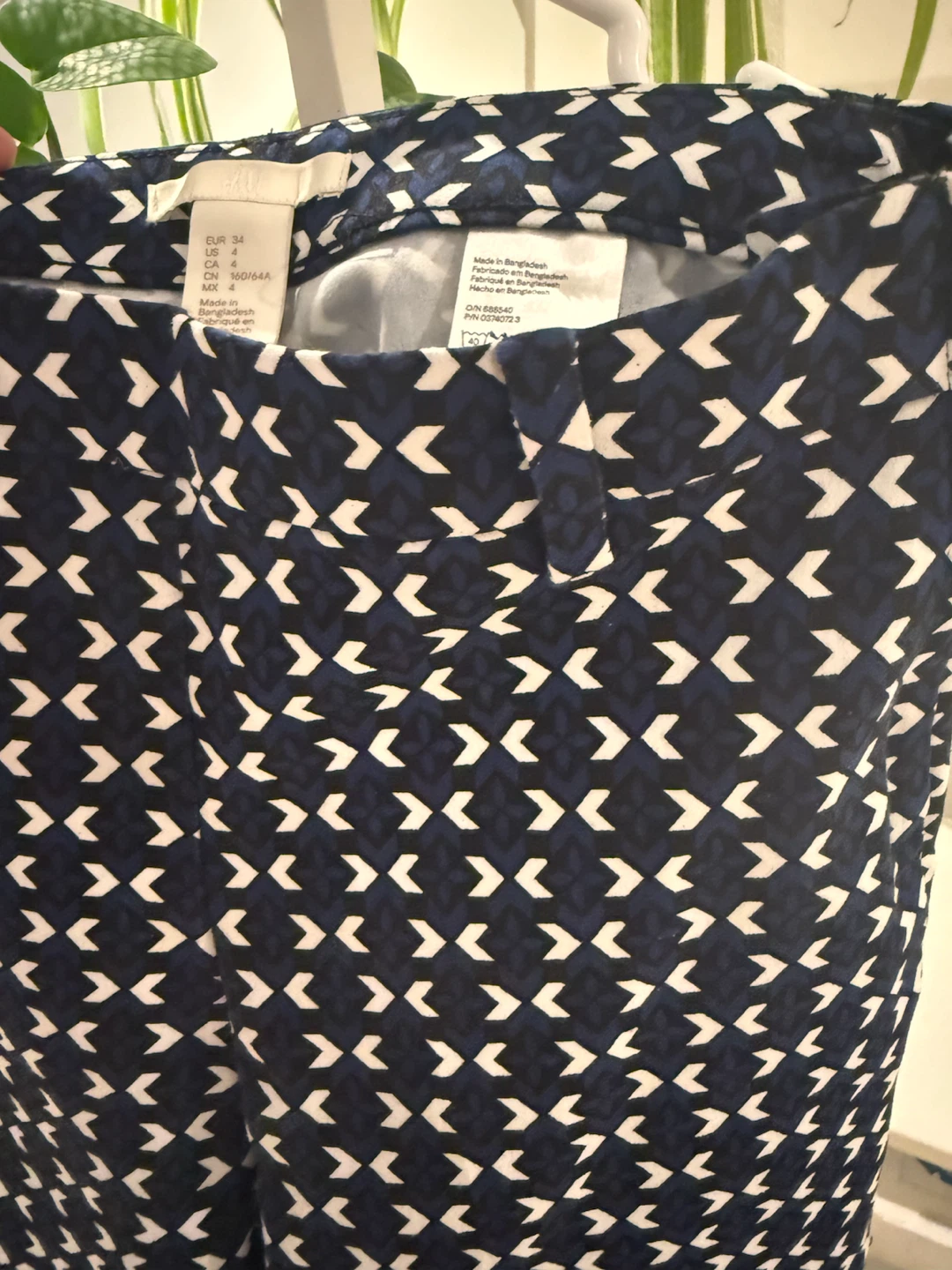 H&M Patterned Trousers Size 4 - photo 3
