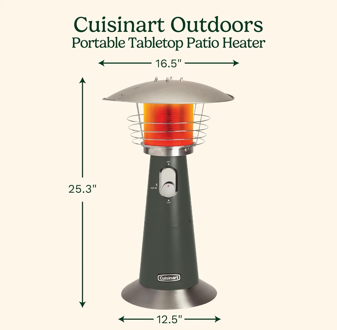 Lot of 4 Cuisinart CPH-1557 Tabletop Patio Heaters 11,000 BTU - photo 5