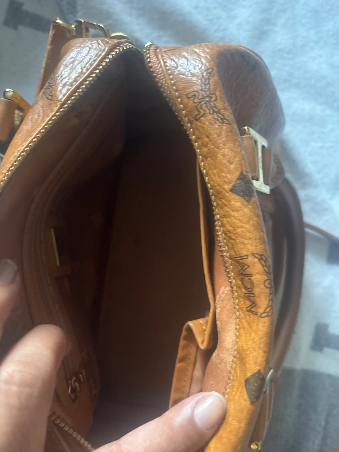 MCM Visetos Boston Bag - photo 5