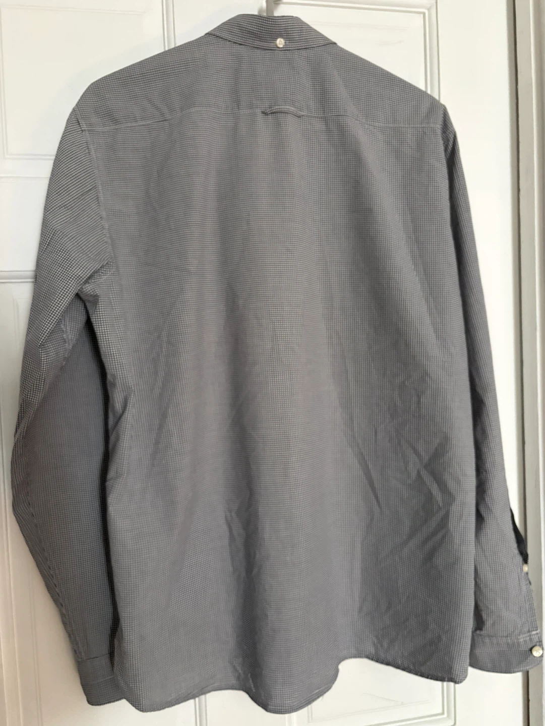 H&M L.O.G.G. Gingham Button-Down Shirt - photo 2