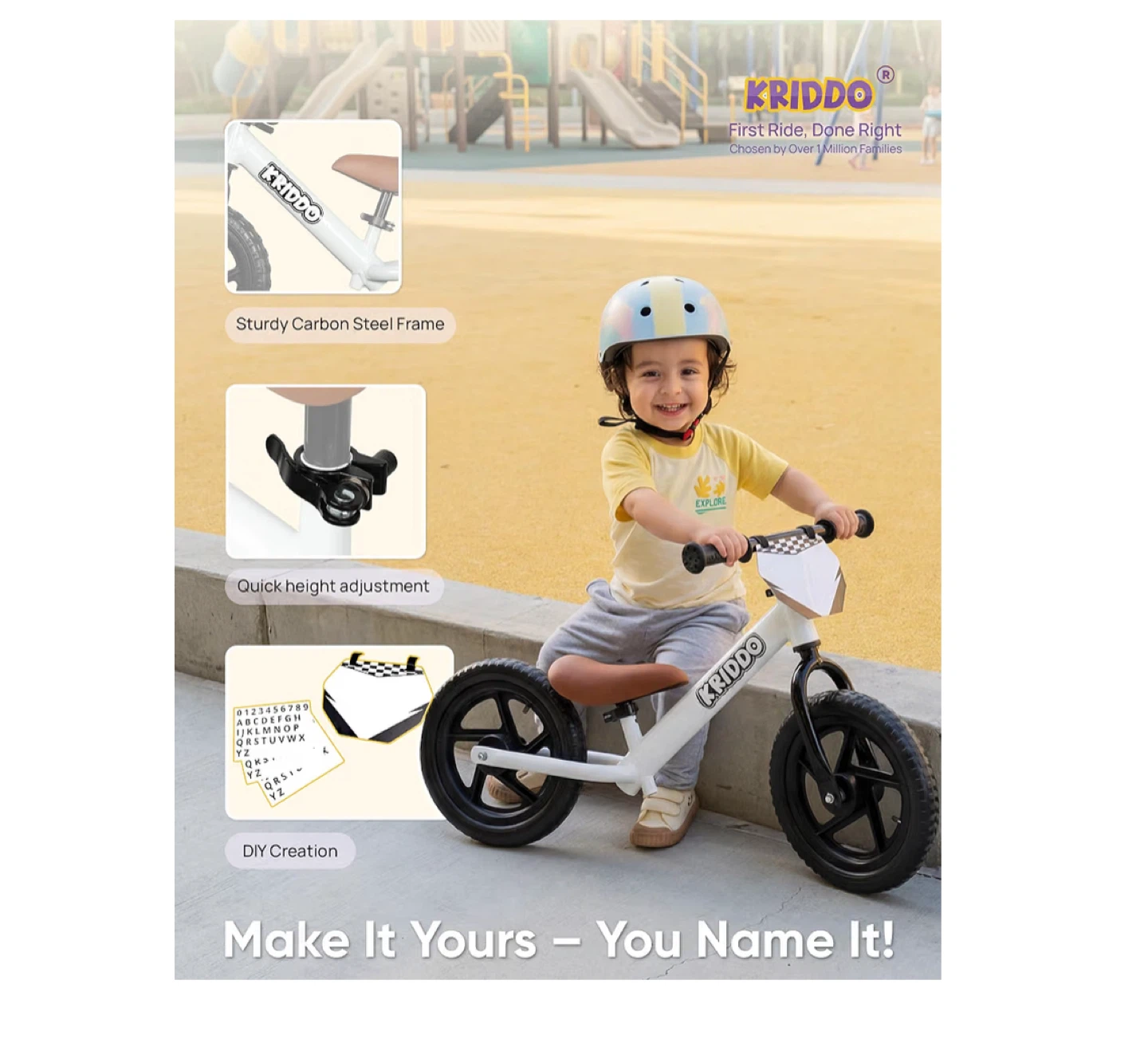 Kriddo 12 Inch Toddler Balance Bike - photo 4