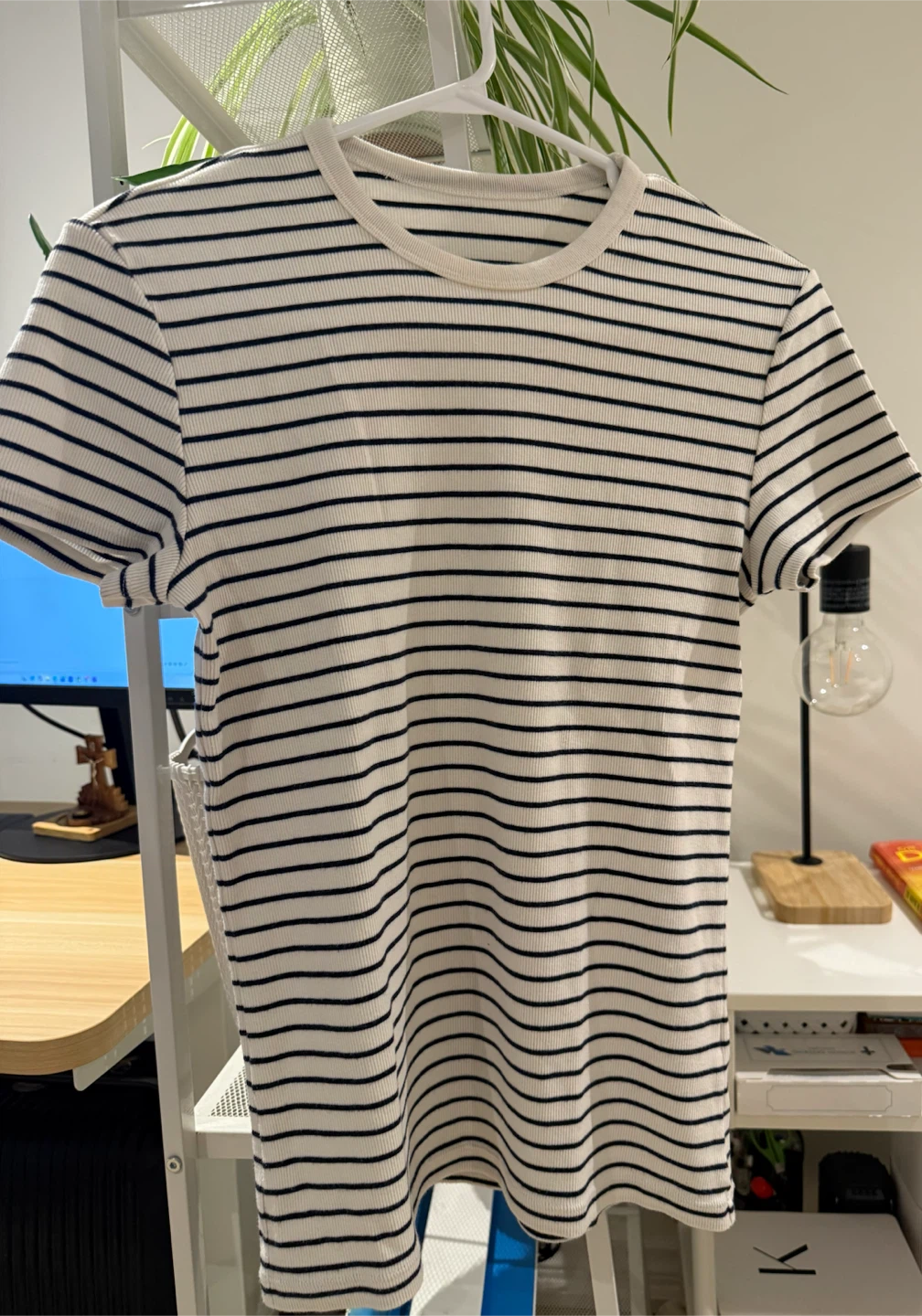Uniqlo Ribbed Striped T-Shirt