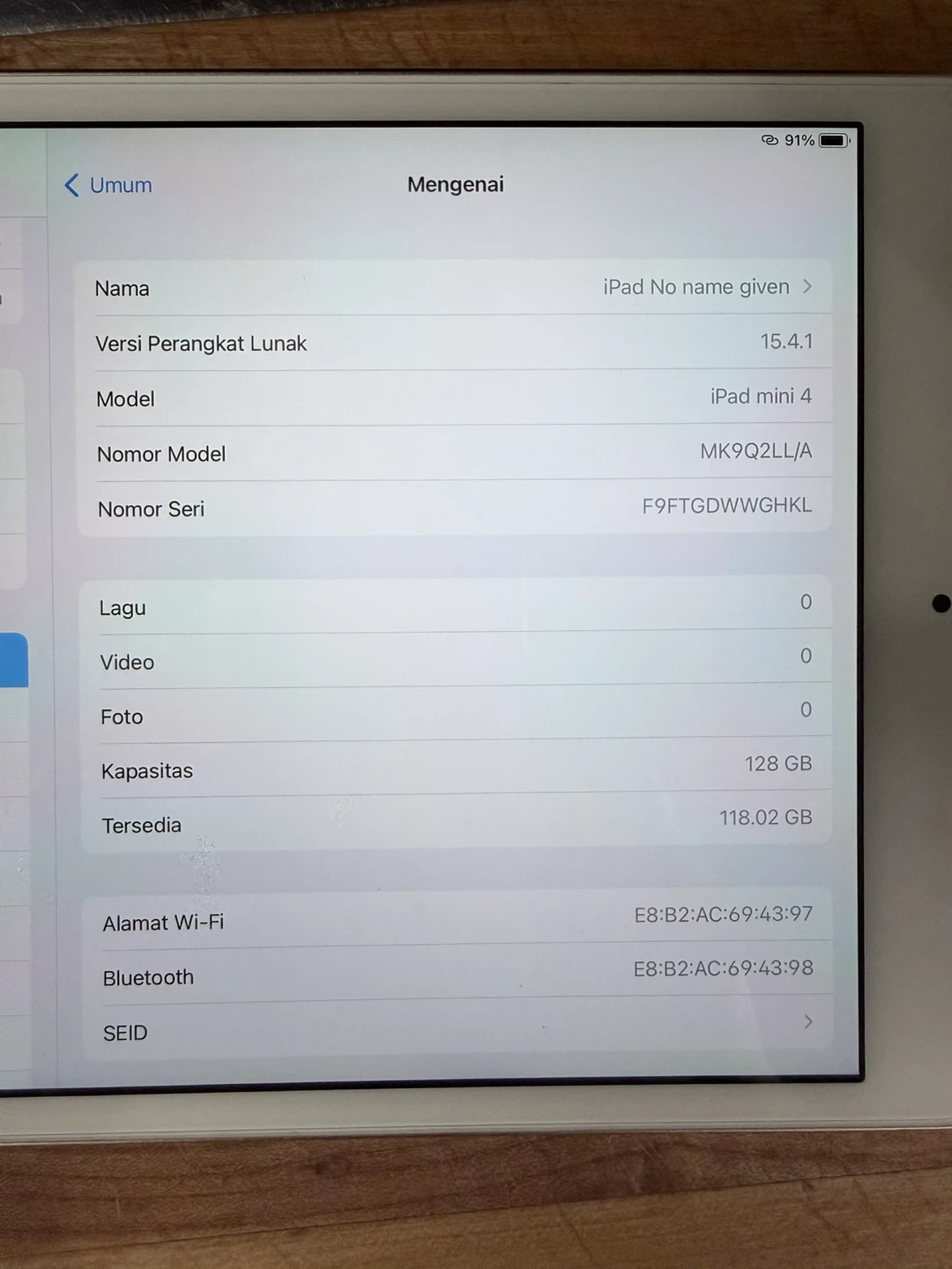 Apple iPad mini 4 128GB - photo 3